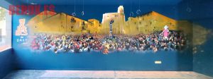 Pintura Mural Marrecs Salt Girona Castellers Graffiti Buffala 300x100000
